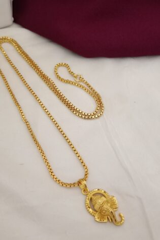 One Gram Gold Forming Vinayagar dollar